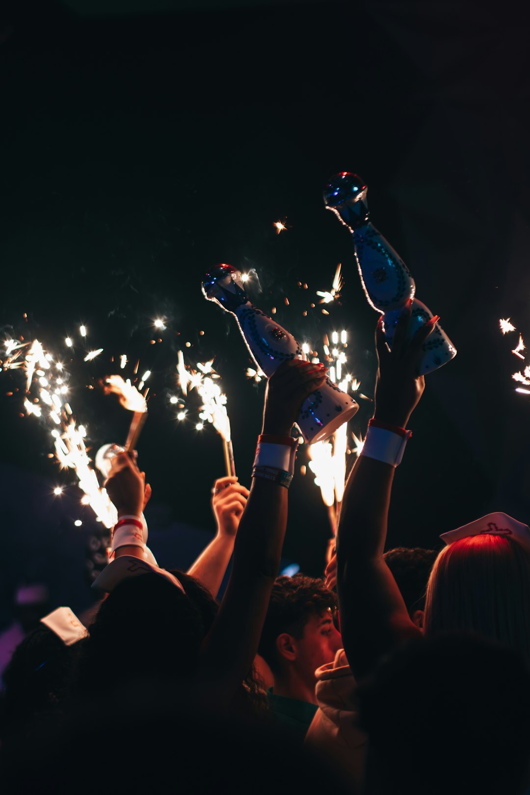 Seniors celebrating together with drinks at a social club event